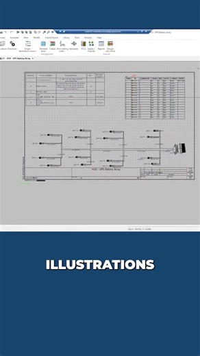 SOLIDWORKS Electrical Tip: Use Dynamic Drawing Links for Smarter Documentation #shorts