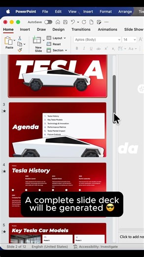 Let's create cool PowerPoint in just a few clicks 😎 #powerpoint #ppt #tutorial #presentation