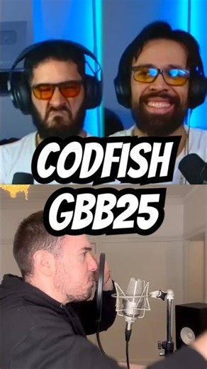 Codfish GBB25 Wildcard REACTION ‪@EshplumeReacts‬ #beatbox #codfish #gbb25 #shorts #reaction