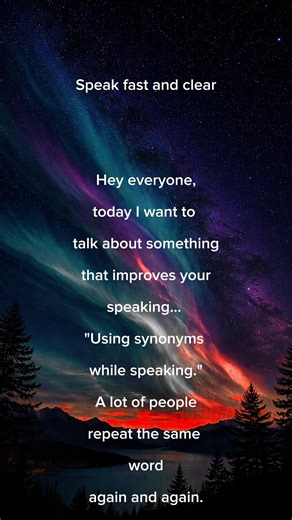 Improve Your Spoken English by Reading Simple Sentences on Screen 📖