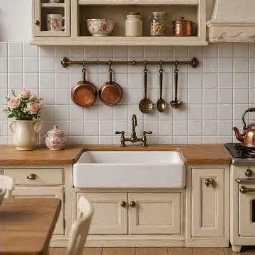 1/6 1/12 1/24 Miniature Kitchen Bathroom Vintage White Square Ceramic Tile Printable PDF