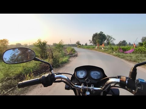Morning Ride [ Splendor ] Full bike ride experience share with pure sound.#splendor#youtube#trending