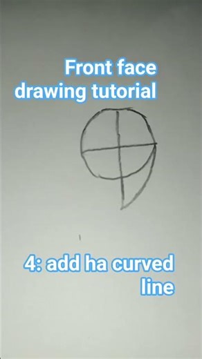 front face drawing tutorial #art