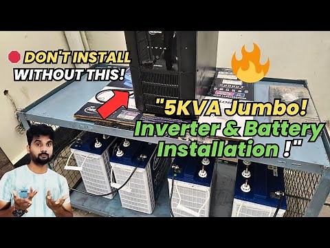 Microtek 5KVA Jumbo Inverter & Battery Installation Guide [FULL TUTORIAL]