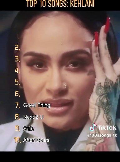 TOP 10 SONGS Kehlani.What do you think is Kehlani 's best song? Write it in the comments section. #kehlani #nightslikethis #distraction #youshouldbehere #music