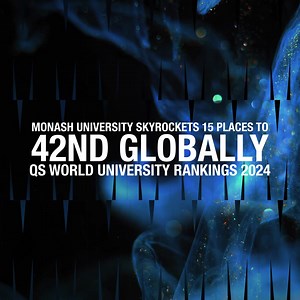 Monash University has skyrocketed 15 places and achieved a record-making 42nd place in the QS World University Rankings 2024. This historic milestone firmly places them in the top 50 universities worldwide. We’re so proud to be a pathway to one of the top 50 universities in the world 朗 | Monash College Australia | Facebook