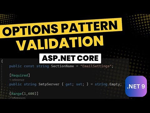Implement Options Pattern Validation with Data Annotations in .NET 9 | ASP.NET Core Tutorial