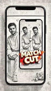 Crazy Match Cut Effect Using Phone 🤯 Newspaper Animation Trick.