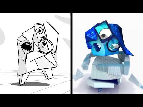 Inside Out Side by Side ｜ ＂Abstract Thought＂ Scene ｜ Storyboards vs Film