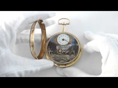 懐中時計(オートマタ付） オルゴールの小さな博物館