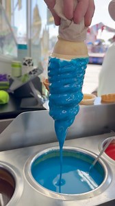 341K views · 523 reactions | Blue Raspberry Dipped Ice Cream Cone 襤 #icecream #helado #icecreamcone #vanilla #softserve | Foody Fetish | Facebook