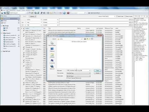Export references from EndNote to BibTex to use them in LaTeX