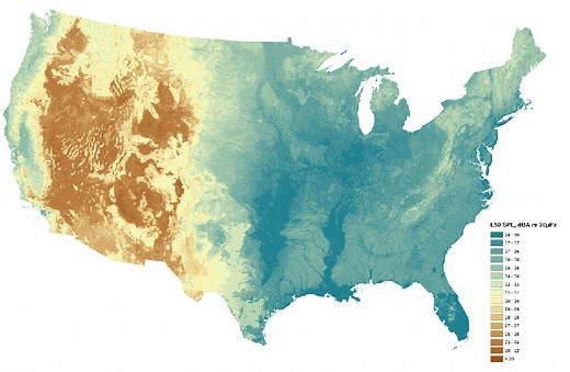 Mapping Sound - Natural Sounds (U.S. National Park Service)