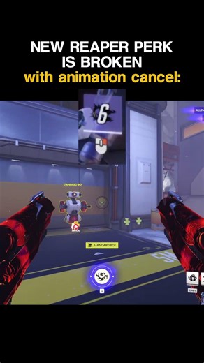 New Reaper perk no cooldown triggers tech #overwatch #overwatch2