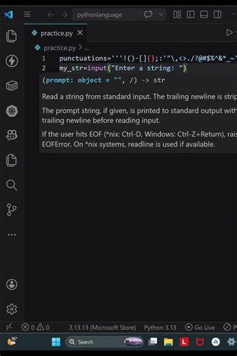 44 Python Program to remove punctuations