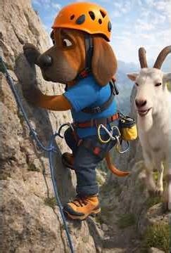 This dog climbs better than animals built for it #funnydogs #impressive #shorts