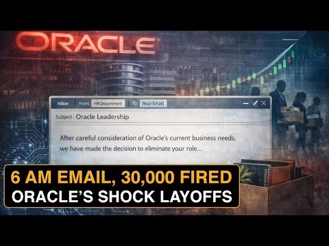 Fired at 6 AM With Just an Email! 😱 Oracle Lays Off 30,000 — 12,000 From India! #oracle #layoffs