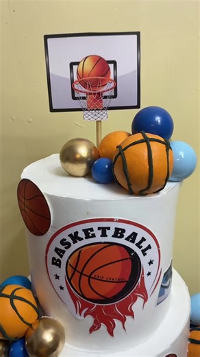 Basketball Theme Cake