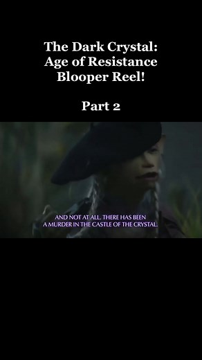 Replying to @Zia 💙 I keep forgetting at times that these are puppets 😂 #thedarkcrystal #thedarkcrystalageofresistance #fyp #foryoupage #fypシ #jimhenson