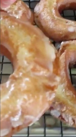 Homemade CAKE DONUTS 😋 Fresh & Delicious 😍 #food #breakfast #donuts #recipe #shorts