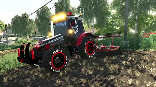 Modifiyeli Traktör Massey Ferguson 5410 Pala Modeli İnceleme