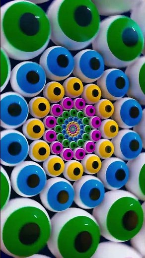 Colorful Eye Rings 👁️ Infinite Loop