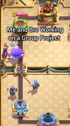 Me and Bro Working on a Group Project