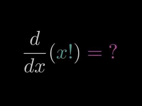 The Derivative of x! is Not What You Think