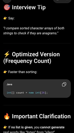Java Program to find an anagram of given word from a list #shorts