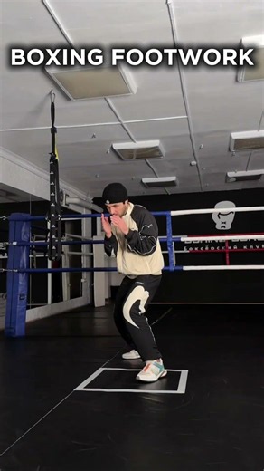 Boxing footwork drill✔️ #boxing #boxer #boxingcoach #boxingtraining #footwork