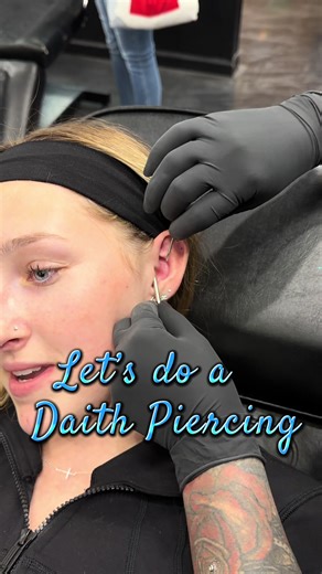 Aubrey's Stunning Daith Piercing Experience