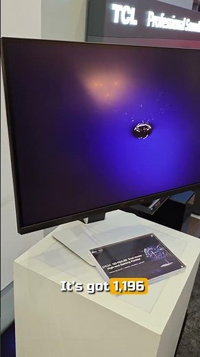 TCL Monitor With 1196 Local Dimming Zones! 🤯