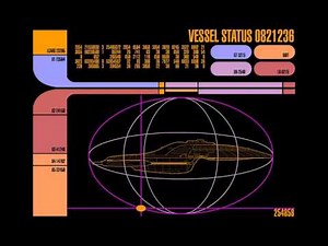 Star Trek LCARS - Voyager Vessel Status