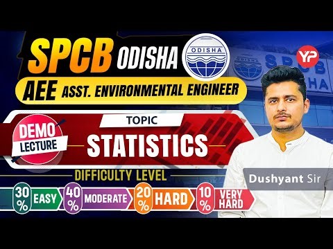 Statistics (Concept & Questions with Difficulty level) Odisha SPCB AEE written exam preparation