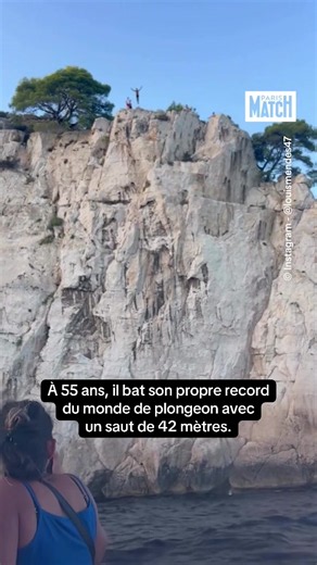 Plongeon record : Lionel Franc saute 42 mètres à 55 ans
