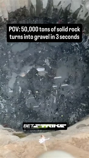 BoomBlastExplosion on Instagram: "This isn’t just a boom—it’s a precisely engineered process called rock fragmentation. The grid of holes you see is deliberate, and each charge is detonated with millisecond delays. Why it matters: If everything exploded at once, most of the energy would be wasted. By staggering the blasts, shockwaves overlap, crushing the rock efficiently while reducing ground vibration. It’s the difference between brute force and controlled destruction. A sledgehammer versus a 