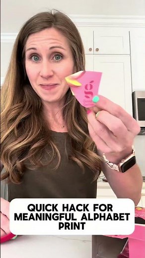 Grab those scissors for this pre-K ABC hack!