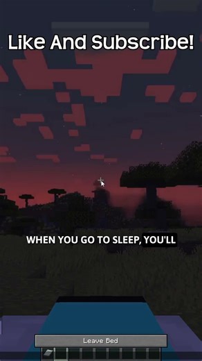 A Minecraft Mod That Lets You Watch The Sky Change When You Go To Bed!