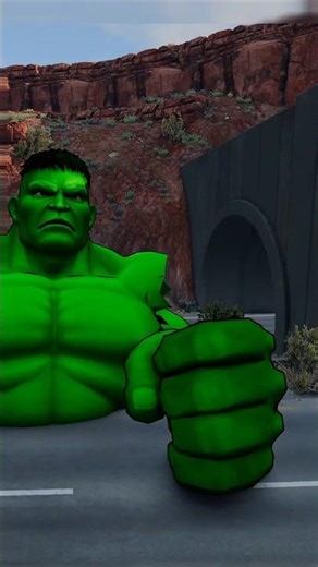 GIANT HULK SMASH vs SUPERHERO CARS! 😱👊 (0% SURVIVAL) | BeamNG.drive