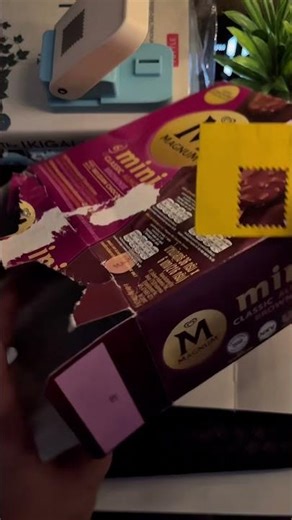 Day 45 Junk Journal. Magnum Ice Cream