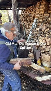 1.1K views · 15 reactions | (Part 3) Today we fire up the old John Deere 1010 and use the PTO powered home built wood splitter to work in the woodpile.#wood #tractor #johndeere #splitter #log #DIY #hydraulic #antique #single #heating | Tractorman | Facebook