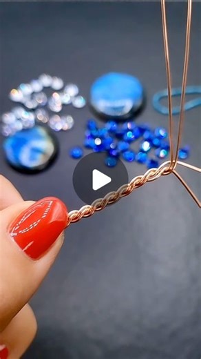 Wire Art Tutorials on Instagram: "Less is more! Simple techniques can be extremely decorative in wire wrapping. You could already see this braid in many of my wire wrapping designs/ tutorials, mostly pendants, but bracelets and rings as well. It’s easier to practice it with 22ga (0.6 mm) wire, however you will obtain a much nicer result with 20ga (0.8 mm) wire. Have fun ❤️🥰❤️ #jewelrymaking #diyjewelry #stepbystep #wirewrapping #wireweaving #handmadejewelry #jewelrymakingtips #jewellerymaking"