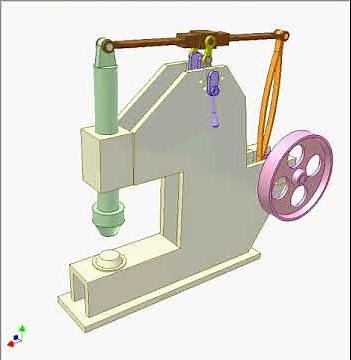 Leaf spring hammer 1