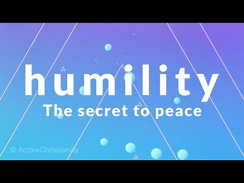 The secret link between peace and humility (Animated Bible study)