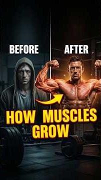 How Muscles ACTUALLY Grow (Most People Get This Wrong) #healthtips #musclegrowth