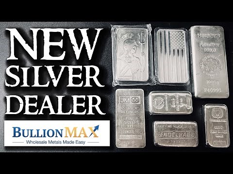 NEW Bullion Dealer With Cheap Silver! Bullion Max Unboxing and Review