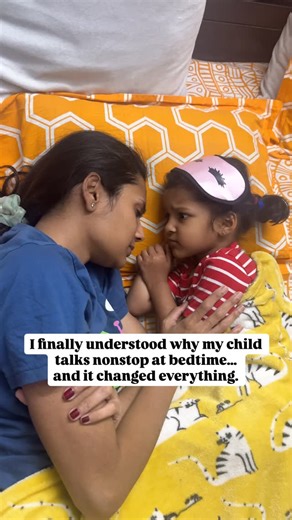 Daani,Bhumi,Arihant Golchha on Instagram: "Every night, just when I say, “Close your eyes”…the stories begin. Random questions. Half-finished stories. Secrets from school. Deep thoughts about life 😄 Earlier, I used to think "Is this just another trick to avoid sleeping?” But then I realized something beautiful… All day, the world is loud. School, activities, instructions, screens. Bedtime is the only moment when their little world becomes quiet…quiet enough for their heart to speak. ❤️ So now, 