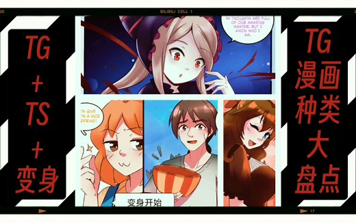 TG漫画集结号【20】（变身他人）变身★TG＋TS★种类大盘点（03）BGM:那么骄傲《都是天使惹的祸》