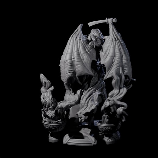 Female Vampire with Victim