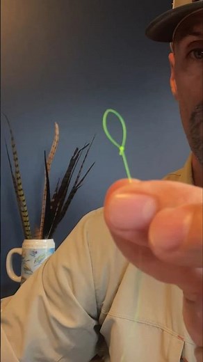 How to make a Small PERFECTION LOOP on the water #fishing #fishingtips #flyfishing #trout